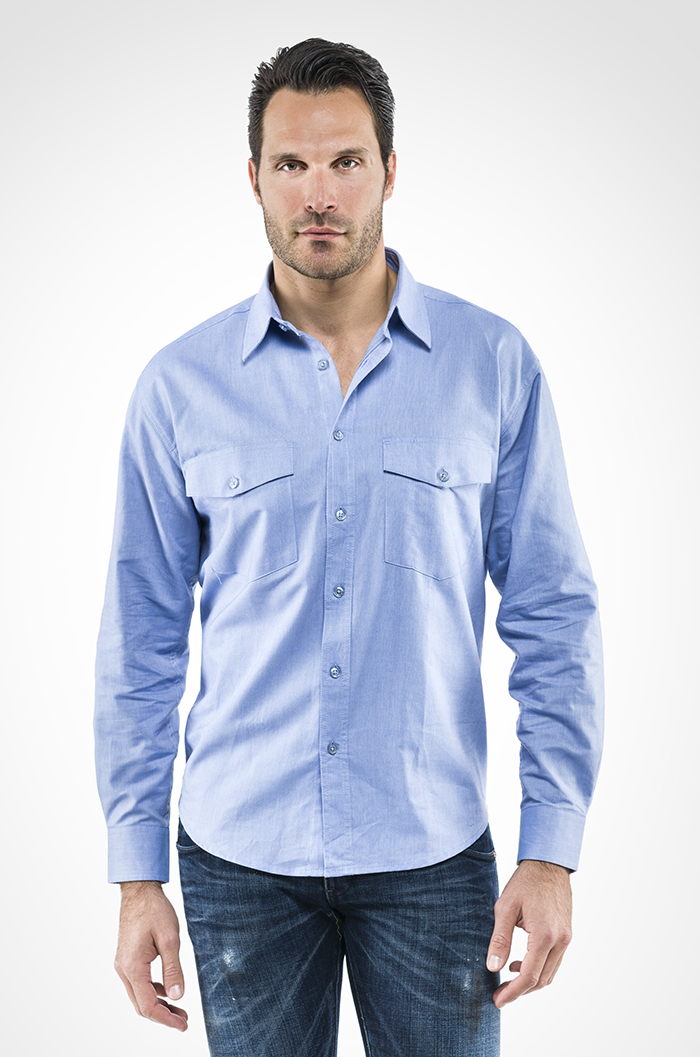 CAMICIA OXFORD MANICA LUNGA - immagine 3