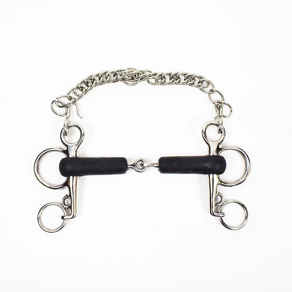 PELHAM RIVESTITO IN GOMMA ASTE CORTE - immagine 2