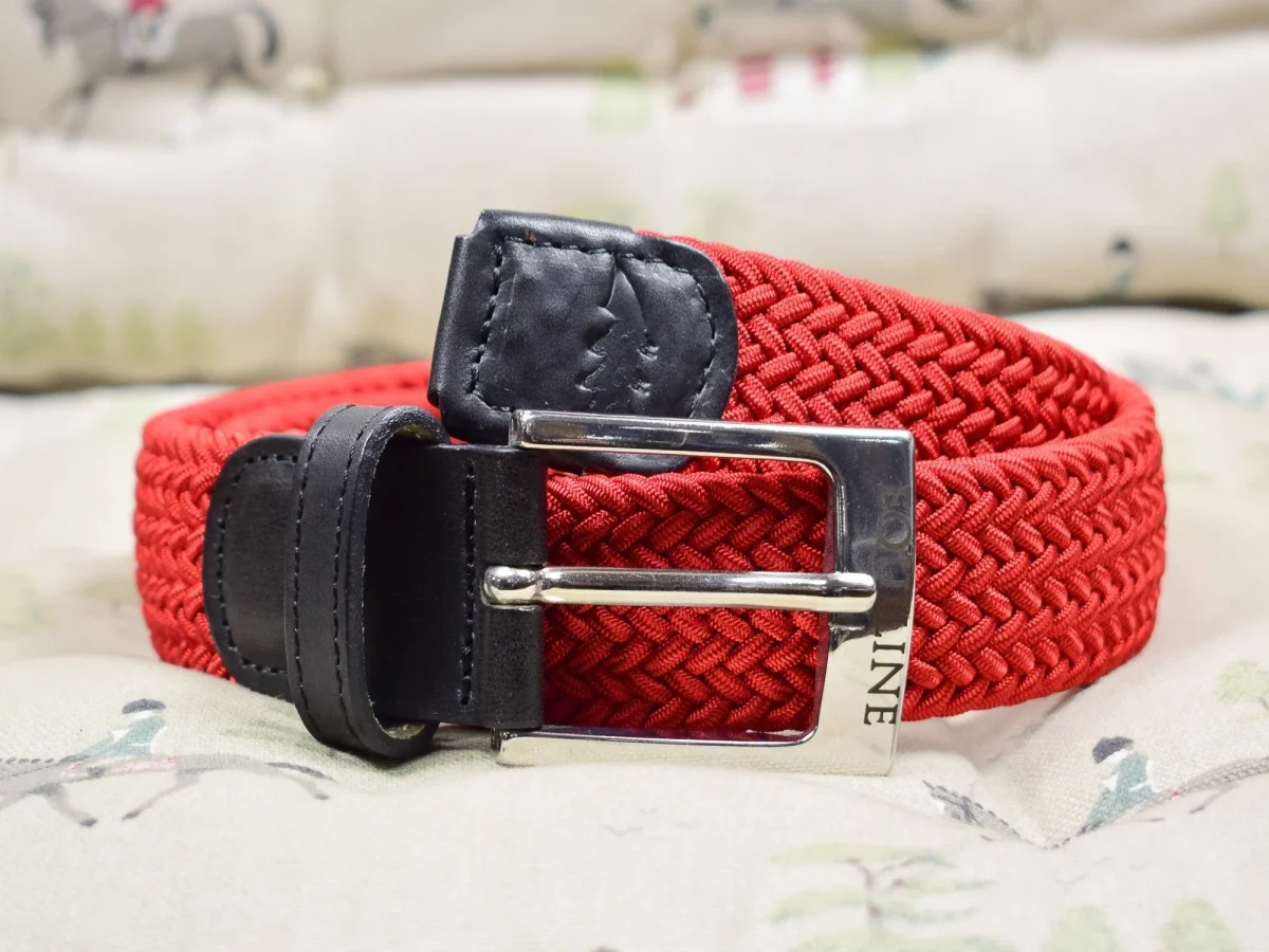 CINTURA UNISEX EQUILINE ROSSA - immagine 3