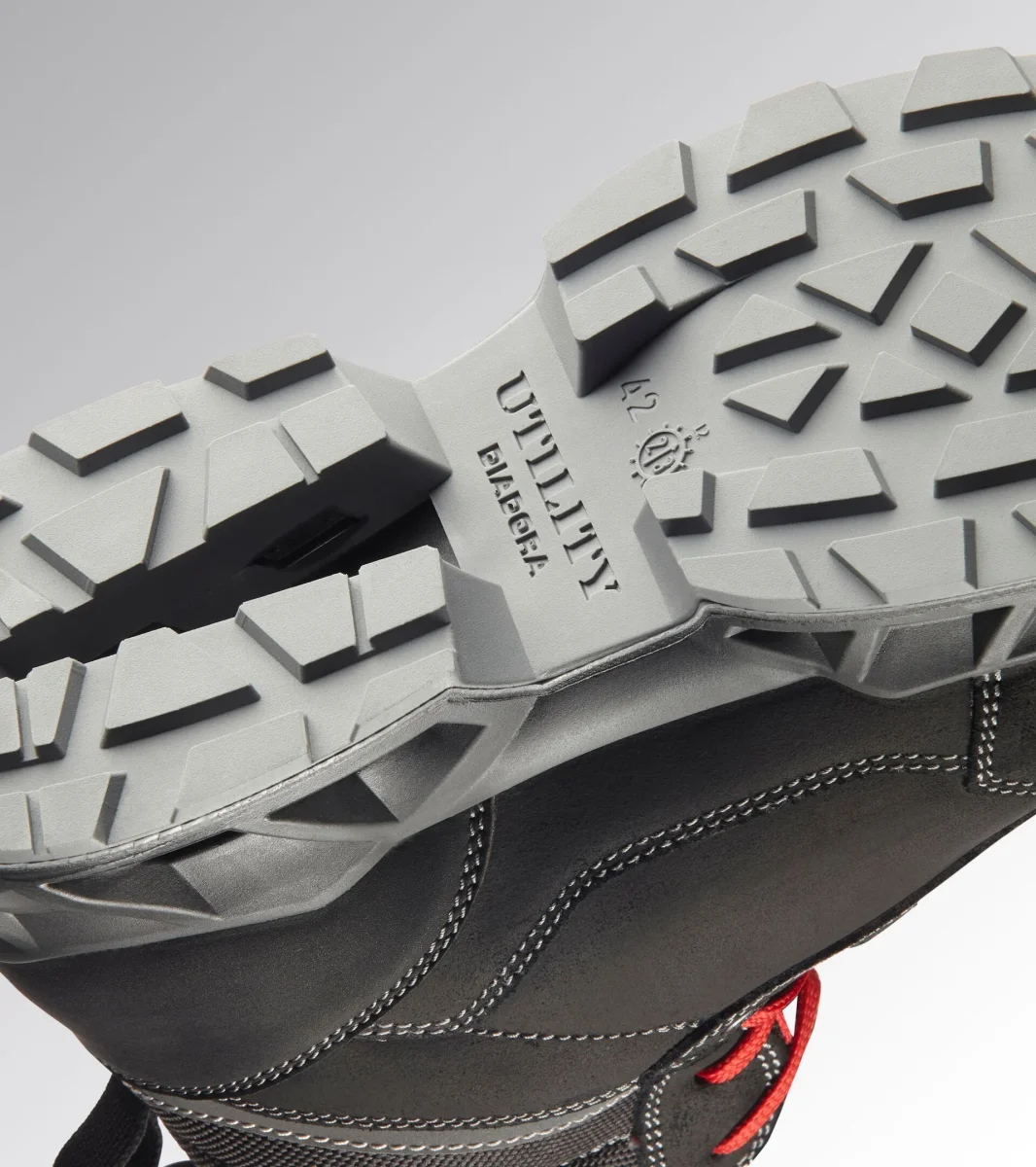 SCARPA DIADORA SHARK ALTA S3 SRC ESD NERO/ROSSO FLUO - immagine 7