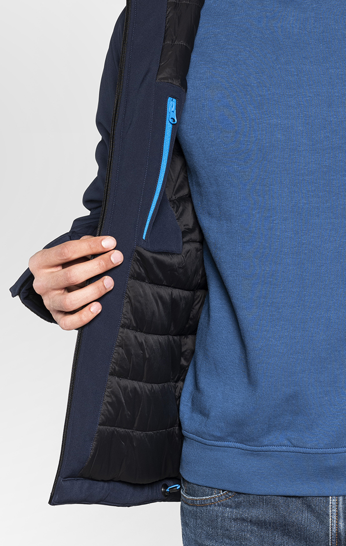 GIUBBINO SOFTSHELL SNOW