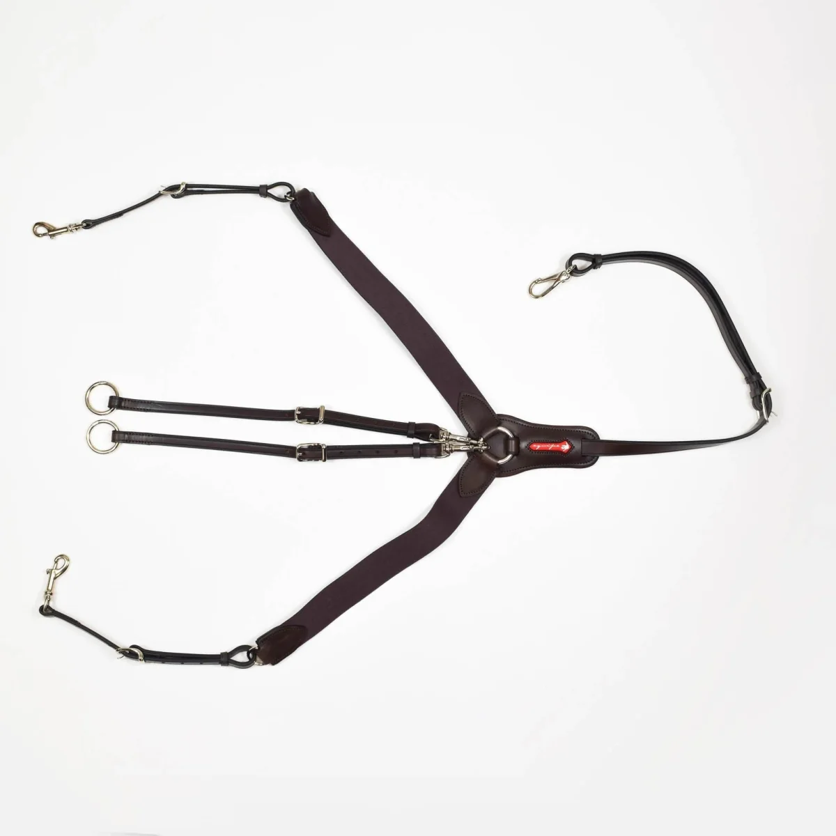 PETTORALE A Y SELLERIA EQUIPE MARRONE - immagine 2