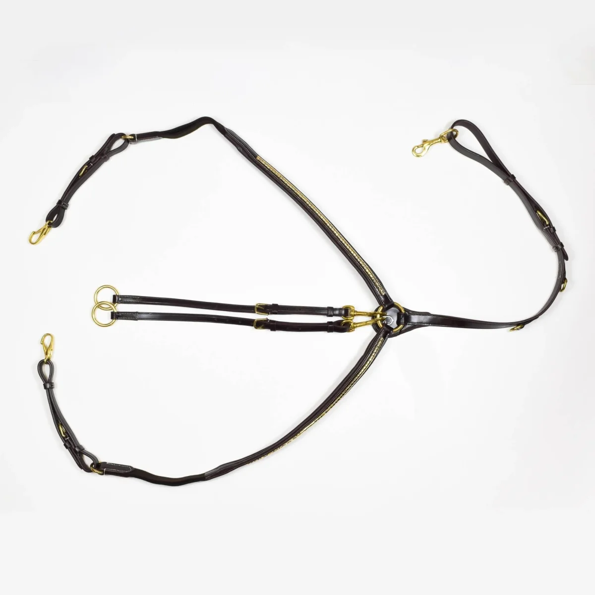 PETTORALE "Y" EQUESTRO CLINCHER - MARRONE - immagine 3