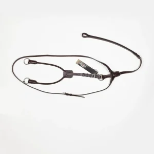 MARTINGALA COLLIER SILVER CROWN - MARRONE