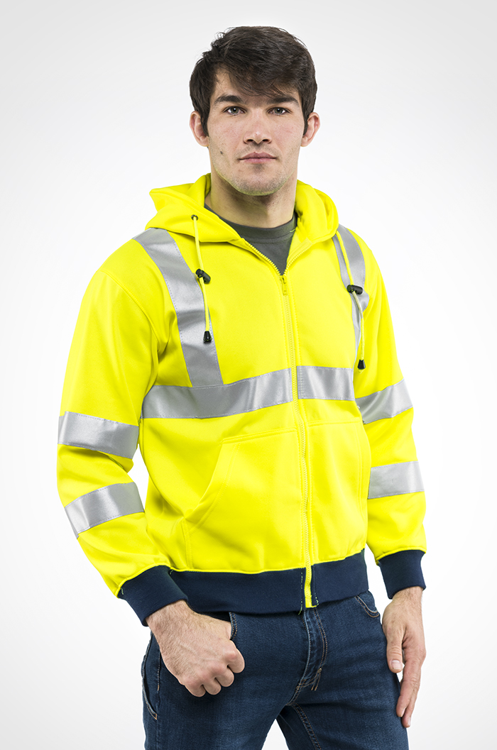 Felpa FLASH full zip con cappuccio - immagine 2