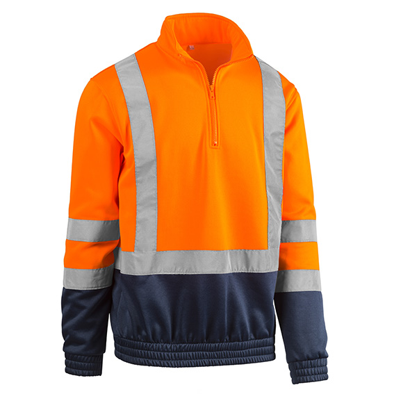 Felpa SMASH HV mezza zip - immagine 3