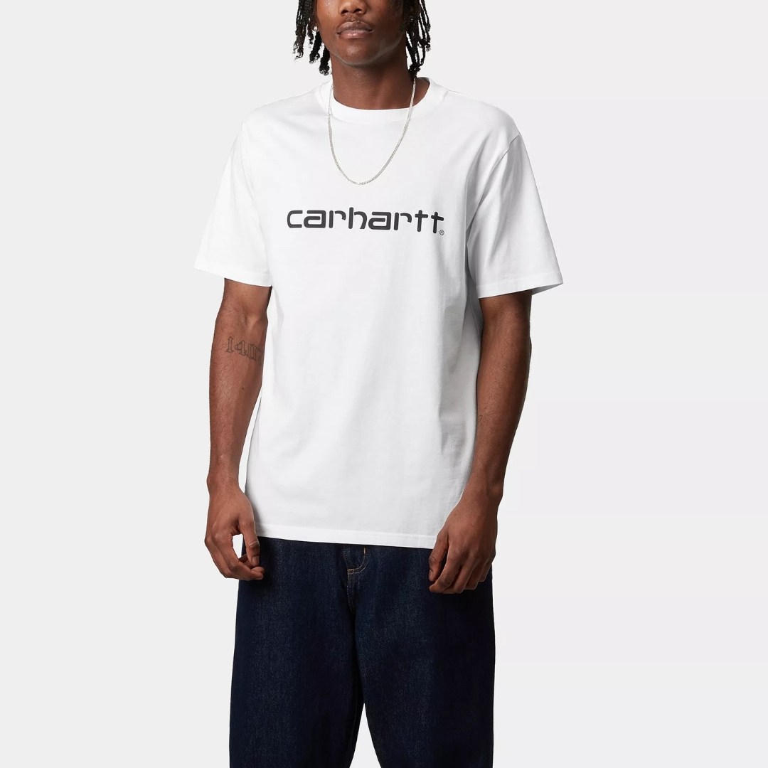 Tee Carhartt WIP Script White - immagine 4