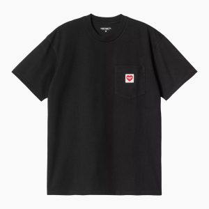 Tee Carhartt WIP Pocket Heart Black