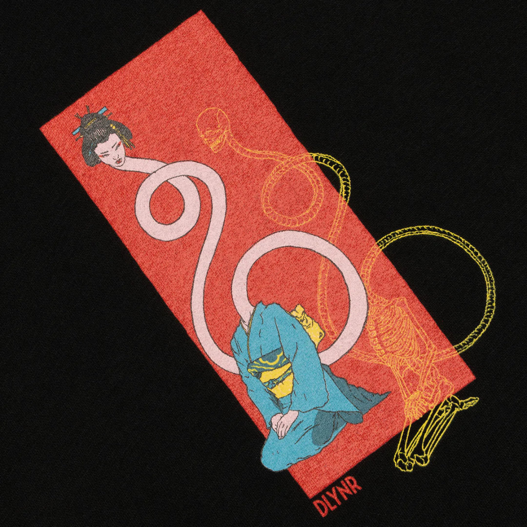 Felpa DLYNR Rokurokubi Black - immagine 3