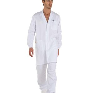 Camice uomo cotone bianco HCCP