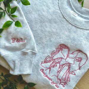 Felpa personalizzata con foto (outline)