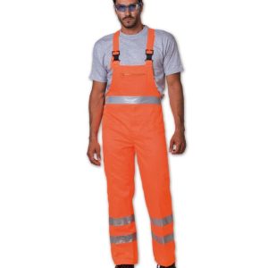 Salopette alta visibilità arancio