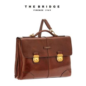 CARTELLA PORTADOCUMENTI/PC IN PELLE BOVINA THE BRIDGE