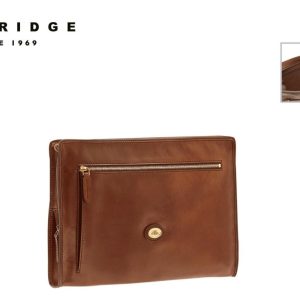 NECESSAIRE SOTTOBRACCIO IN PELLE BOVINA 38X27X5 CM