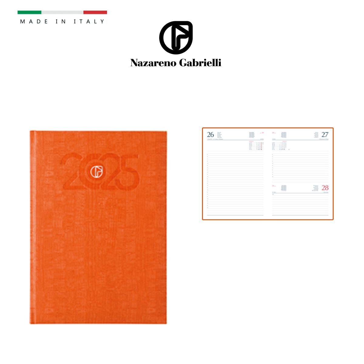 AGENDA GIORNALIERA NAZARENO GABRIELLI 14,5×20,5