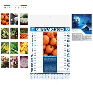 Calendario LUNARIO mensile 12 fogli 28,8×47