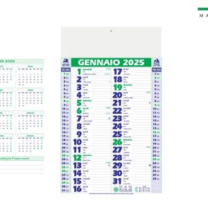Calendario mensile OLANDESE TRENDY 12 fogli