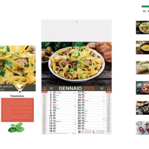 Calendario CUCINA mensile 12 fogli 28,8×47