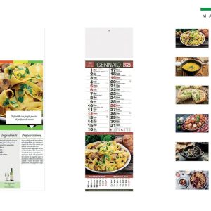 Calendario mensile silhouette CUCINA 14×47
