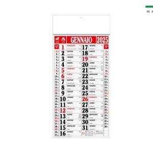 Calendario mensile OLANDESE MAXI QUADRETTATO 33×70