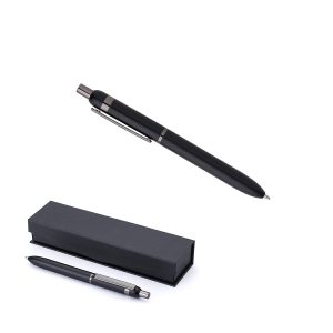 VARSAVIA – PENNA A SFERA IN ALLUMINIO E OTTONE