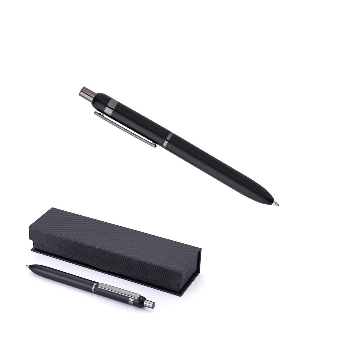 VARSAVIA – PENNA A SFERA IN ALLUMINIO E OTTONE