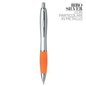NEW YORK – Penna a sfera in plastica silver