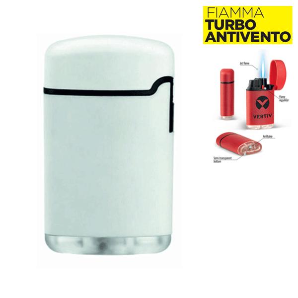 ACCENDINO IN PLASTICA CON FIAMMA TURBO ANTIVENTO - immagine 2