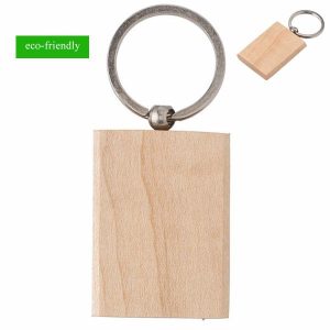 PORTACHIAVI IN LEGNO RETTANGOLO