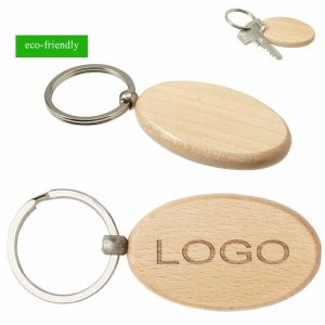 PORTACHIAVI IN LEGNO OVALE