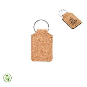 PORTACHIAVI IN SUGHERO A FORMA DI RETTANGOLO