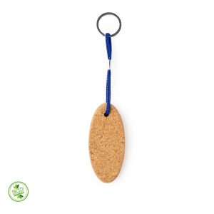 PORTACHIAVI GALLEGGIANTE IN SUGHERO OVALE