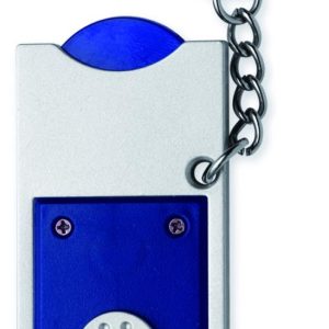 PORTACHIAVI CON LUCE E GETTONE PER CARRELLO