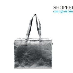 SHOPPER IN PPL L35XH25X15 CM CHIUSURA CON ZIP