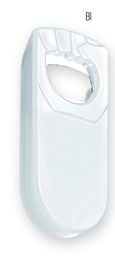 Apribottiglia in plastica e metallo - immagine 2