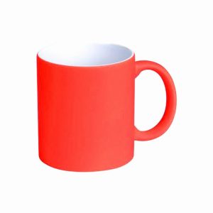 TAZZA IN CERAMICA FLUORESCENTE