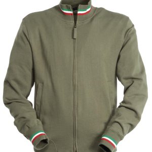 Felpa fullzip con tricolore ARMY Payper