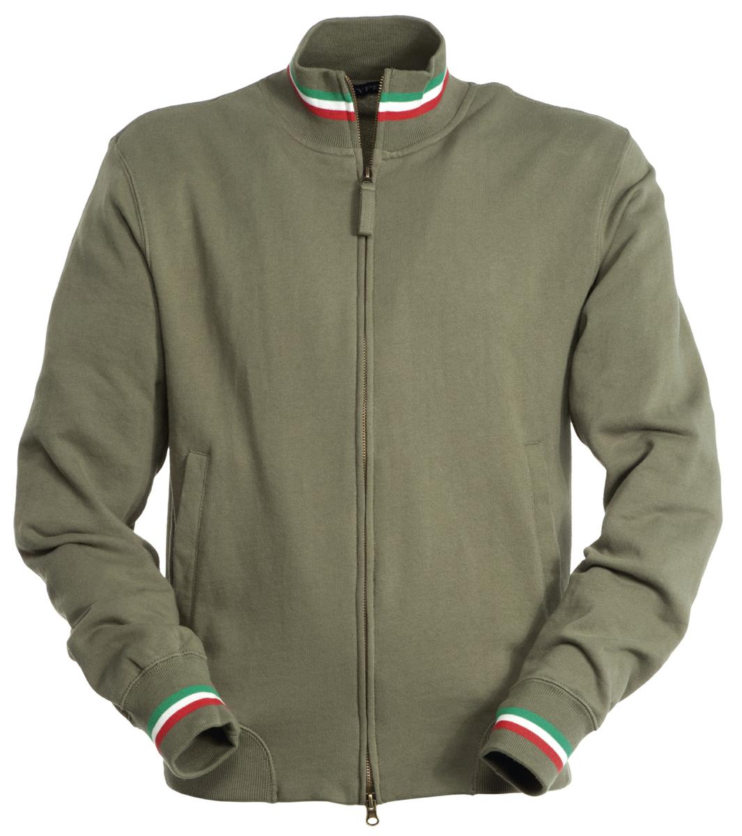 Felpa fullzip con tricolore ARMY Payper
