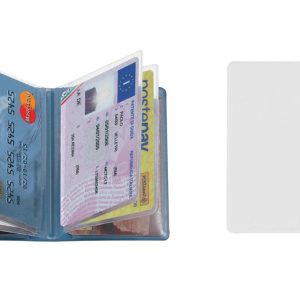 Portacard 4 bustinein PVC Made in Italy