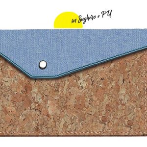 PORTADOCUMENTI LIBRETTO CON BOTTONE TAM E SUGHERO