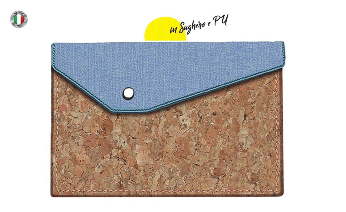PORTADOCUMENTI LIBRETTO CON BOTTONE TAM E SUGHERO