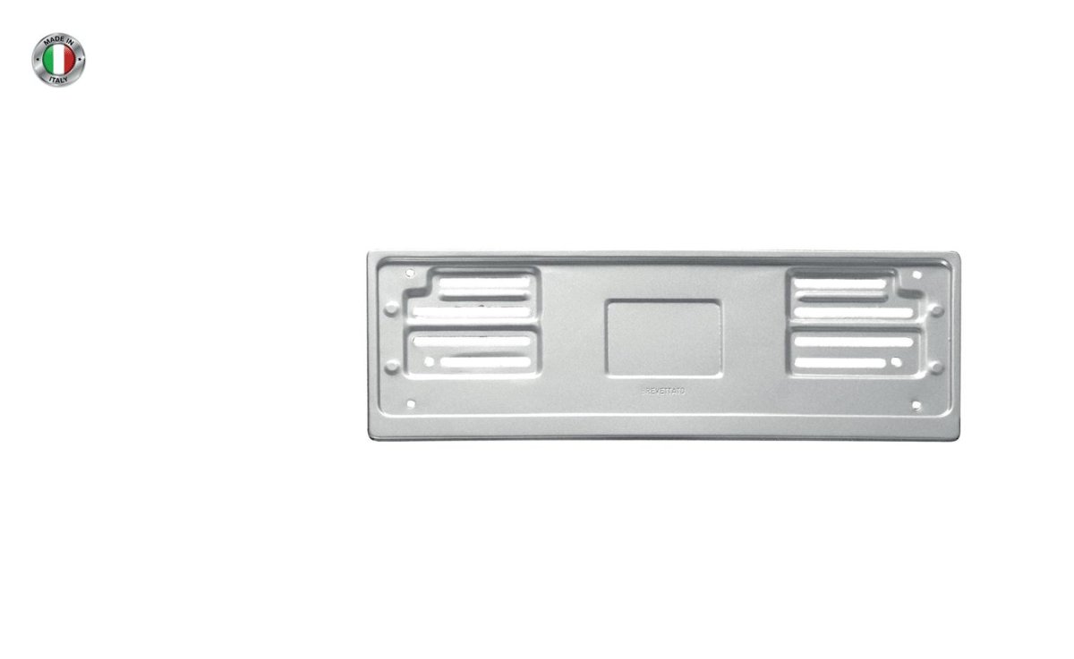 Portatarga anteriore in alluminio Made in Italy