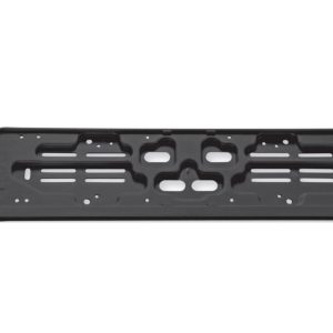 Portatarga posteriore in polipropilene nero Made in Italy