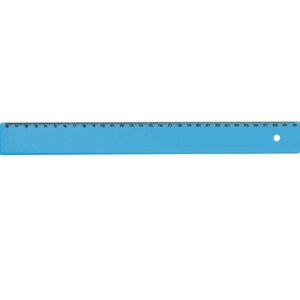 RIGHELLO IN PLASTICA COLORATA 30 CM.