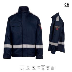 FENCE GIACCA IN TESSUTO ANTIS.CON BANDE RETRORIF.PAYPER