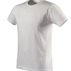 T-shirt manica corta girocollo bianca