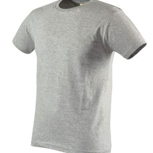 T-shirt manica corta girocollo grigia