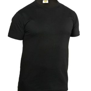 T-shirt manica corta girocollo nera