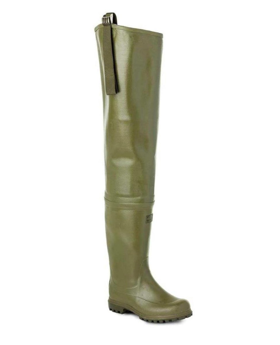 Stivale gomma tuttocoscia verde - immagine 2