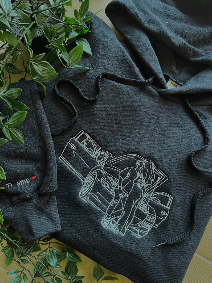 Felpa personalizzata con foto (outline) - immagine 3